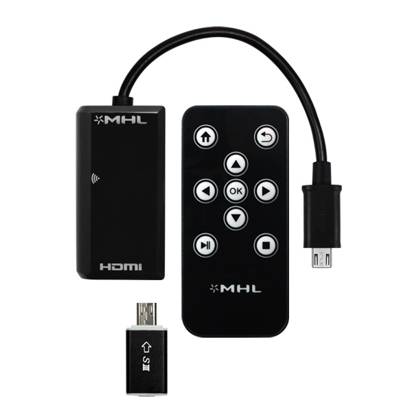 

MHL To HDMI Adapter With Remote Control For MHL Phones And Tablets